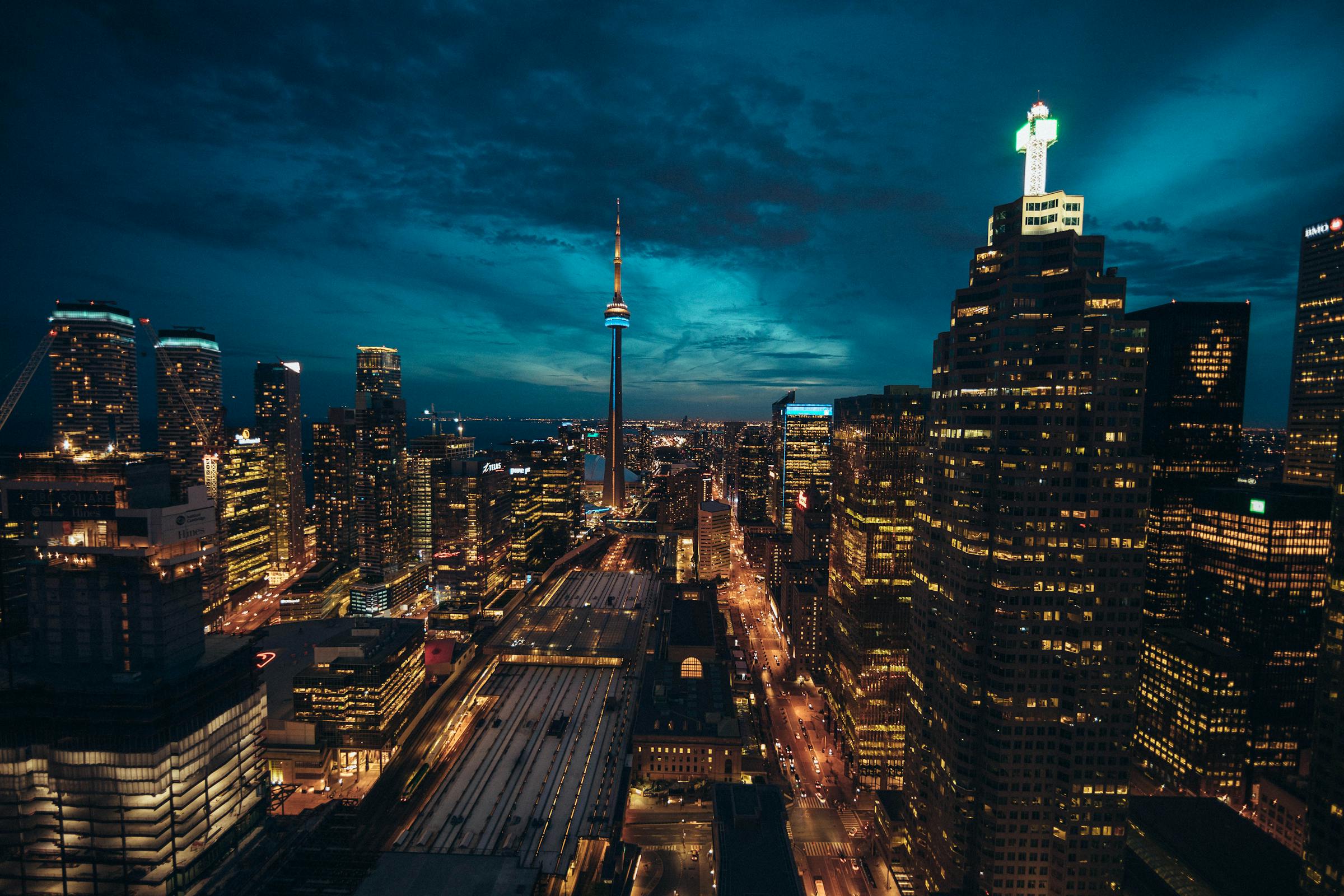 Skyscrapers at Night